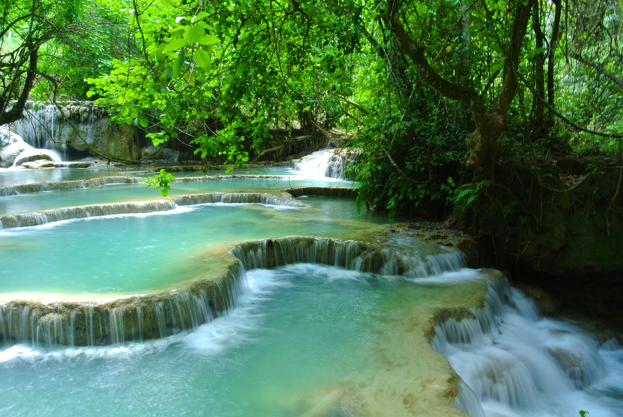 Cascata a Laos